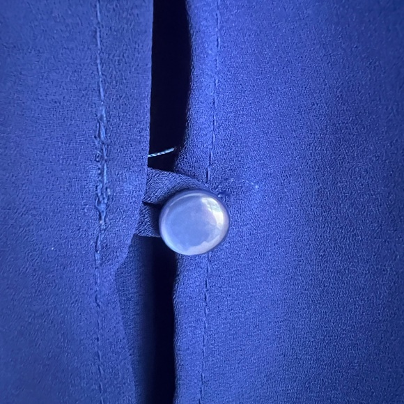 Lush Royal Blue Layered Flowy Tank Top – Size L - Picture 4 of 6